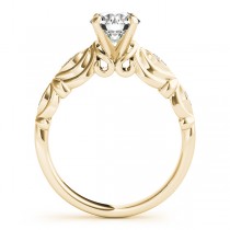 Vintage Round Solitaire Engagement Ring 18k Yellow Gold (2.05ct)
