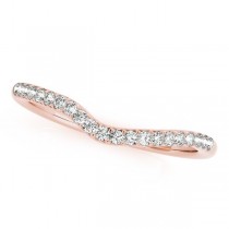 Diamond Engagement Ring Setting & Wedding Band 14k Rose Gold (1.00ct)