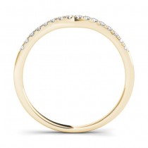 Diamond & Citrine Three Stone Bridal Set Ring 18k Yellow Gold (0.55ct)