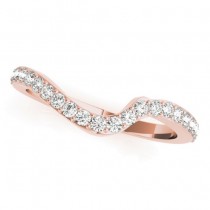 Halo Swirl Diamond Accented Bridal Set 14k Rose Gold (1.79ct)