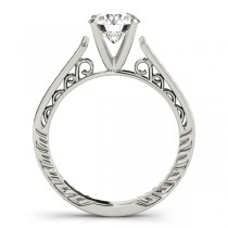 Diamond Antique Style Bridal Set Palladium (0.24ct)