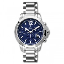 Allurez Men's Stainless Steel Classic Chronograph Wrist Watch Swiss
