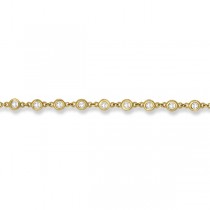 Diamonds by The Yard Eternity Bracelet in 14k Yellow Gold (1.08ct)
