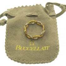 Buccellati Ring Band in 18k Two-Tone Gold