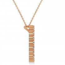 Lab Grown Diamond Circle of Life Pendant Necklace 14k Rose Gold (2.10ct)
