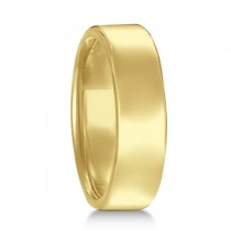 Euro Dome Comfort Fit Wedding Ring Men's Band 18k Yellow Gold (5mm)