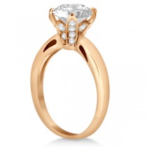 Classic Solitaire Diamond Engagement Ring 14k  Rose Gold (0.26ct)