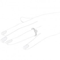 Channel Set Diamond Engagement Ring Setting Palladium (0.15ct)
