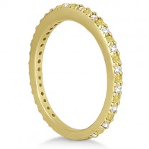 Bridal Ring Set with White & Yellow Diamonds in 18K Yellow Gold 1.06ct