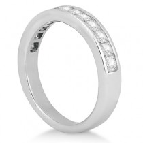 Princess Diamond Engagement Ring & Bridal Set Palladium (1.10ct)