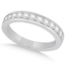 Princess Diamond Engagement Ring & Bridal Set Palladium (1.10ct)
