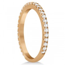 Halo Cushion Diamond Engagement Ring Bridal Set 18k Rose Gold (1.07ct)