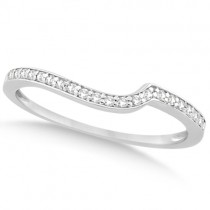 Love Knot Diamond Engagement Ring Set Palladium (0.32ct)