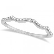 Twisted Infinity Oval Lab Grown Diamond Bridal Set 18k White Gold (1.13ct)