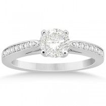 Petite Half-Eternity Diamond Bridal Set in Platinum (0.31ct)