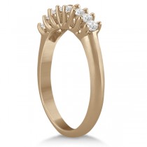 Diamond Eight Stone Wedding Ring 18K Rose Gold (0.24ct)
