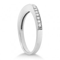 Butterfly Diamond & Blue Sapphire Bridal Set Platinum (0.42ct)