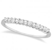 Petite Diamond Wedding Ring Band Platinum (0.20ct)