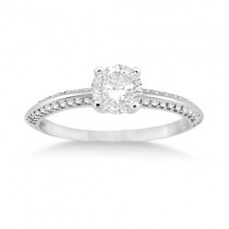 Petite Diamond Engagement Ring Setting Palladium (0.25ct)