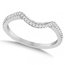 Diamond Contour Eternity Wedding Band Platinum (0.24ct)