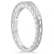 Princess Cut Channel Diamond Bridal Set in Platinum (0.38ct)