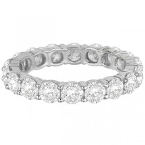 Diamond Eternity Ring Wedding Band Palladium (3.75ct)