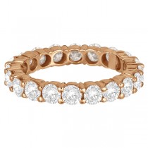Diamond Eternity Ring Wedding Band 18k Rose Gold (3.00ct)
