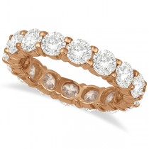 Diamond Eternity Ring Wedding Band 18k Rose Gold (4.00ct)