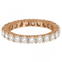 Diamond Eternity Ring Wedding Band 14k Rose Gold (5.00ct)