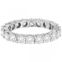 Diamond Eternity Ring Wedding Band 18k White Gold (3.00ct)