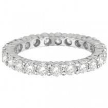 Diamond Eternity Ring Wedding Band 14k White Gold (5.00ct)