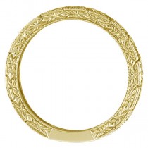 Garnet Stackable Ring Anniversary Band in 14k Yellow Gold (0.27ct)