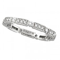 Diamond Anniversary Band 14k White Gold (0.50 ctw)