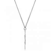 Textured Star of David Pendant Necklace in Hammered Sterling Silver