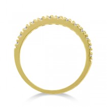 Lab Grown Diamond Stackable Ring Anniversary Band 14k Yellow Gold (0.25ct)