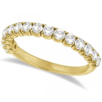 Lab Grown Diamond Wedding Band Anniversary Ring in 14k Yellow Gold (1.00ct)