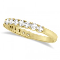 Lab Grown Diamond Wedding Band Anniversary Ring in 14k Yellow Gold (1.00ct)