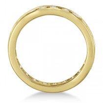 Channel-Set Diamond Eternity Ring Band 14k Yellow Gold (2.25ct)