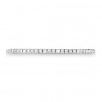 0.10ct 14k White Gold Diamond Lady's Band