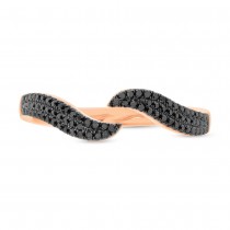 0.20ct 14k Rose Gold Black Diamond Lady's Ring