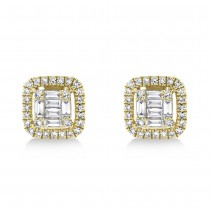 Diamond Baguette Stud Earrings 14k Yellow Gold (0.43ct)
