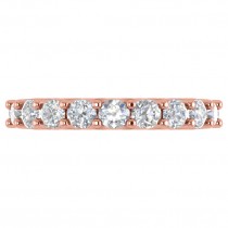 Diamond Eternity Wedding Band 14k Rose Gold (3.23ct)