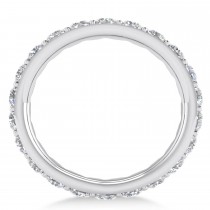Diamond Eternity Wedding Band 14k White Gold (1.61ct)