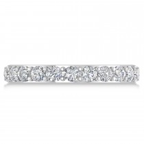Diamond Eternity Wedding Band 14k White Gold (1.61ct)