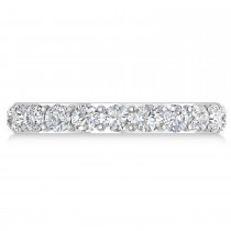 Diamond Eternity Wedding Band 14k White Gold (2.10ct)